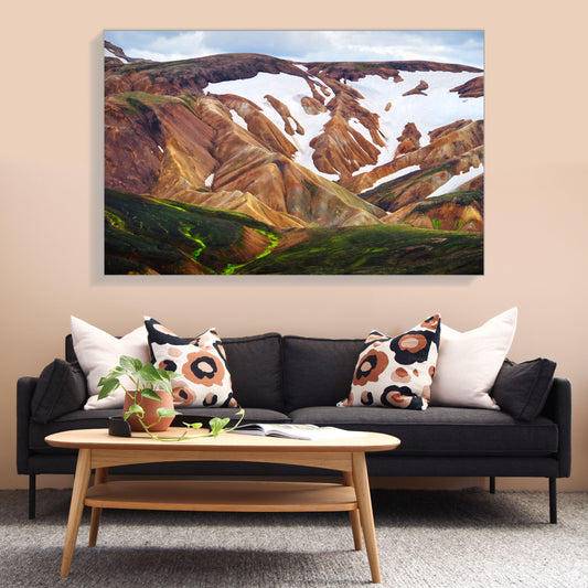 Landmannalaugar bunte Natur | Island Wandbild