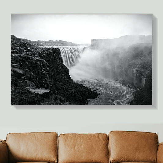 Dettifoss Wasserfall in Island Wandbild