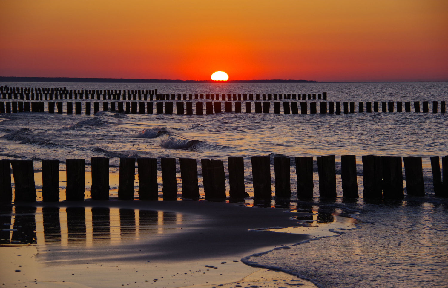 Sonnenuntergang an der Ostsee | Deutschland